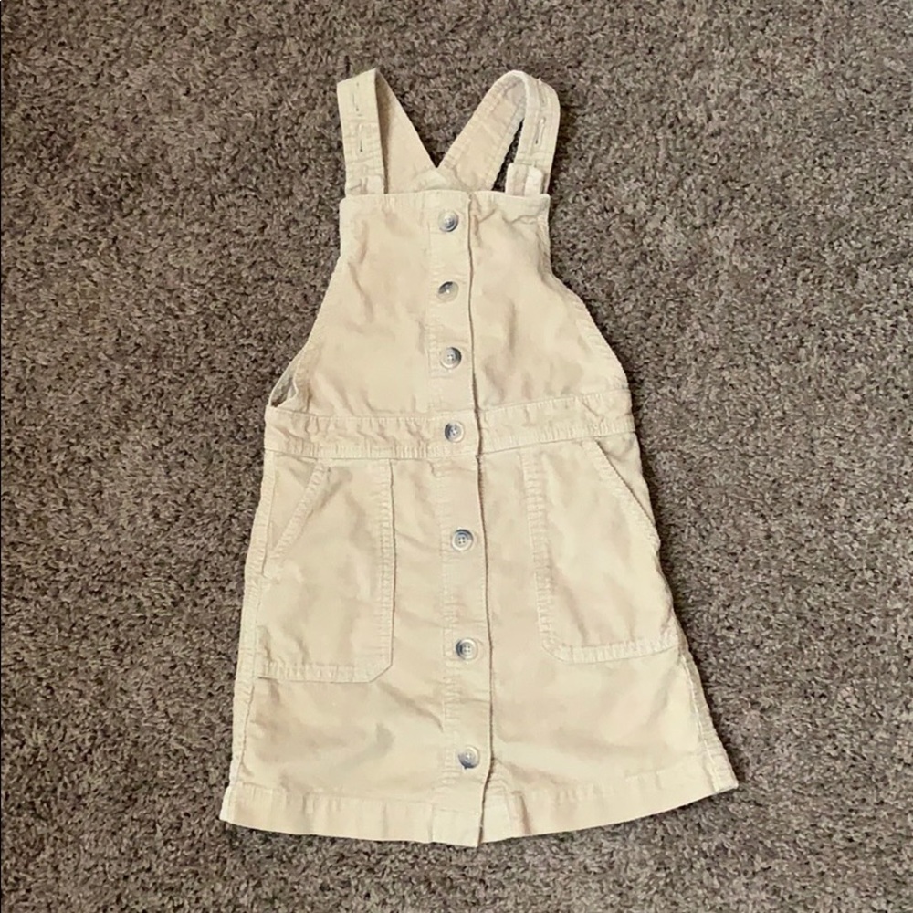 Corduroy jumper dress